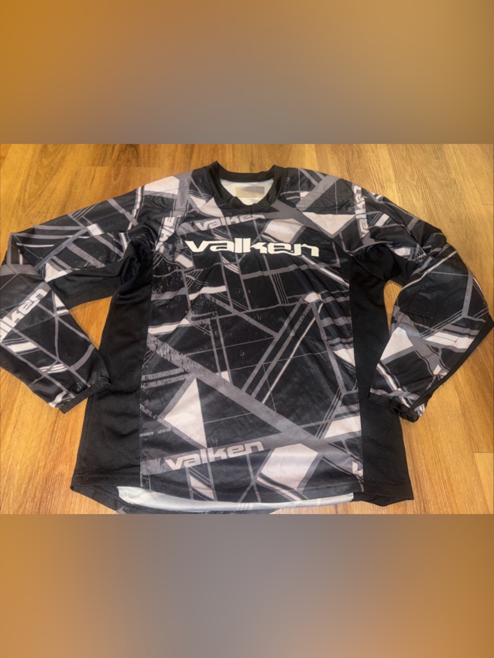 Valken Crusade Jersey Size Medium - Black/Grey